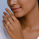 Elegant Nine Stone Diamond Ring